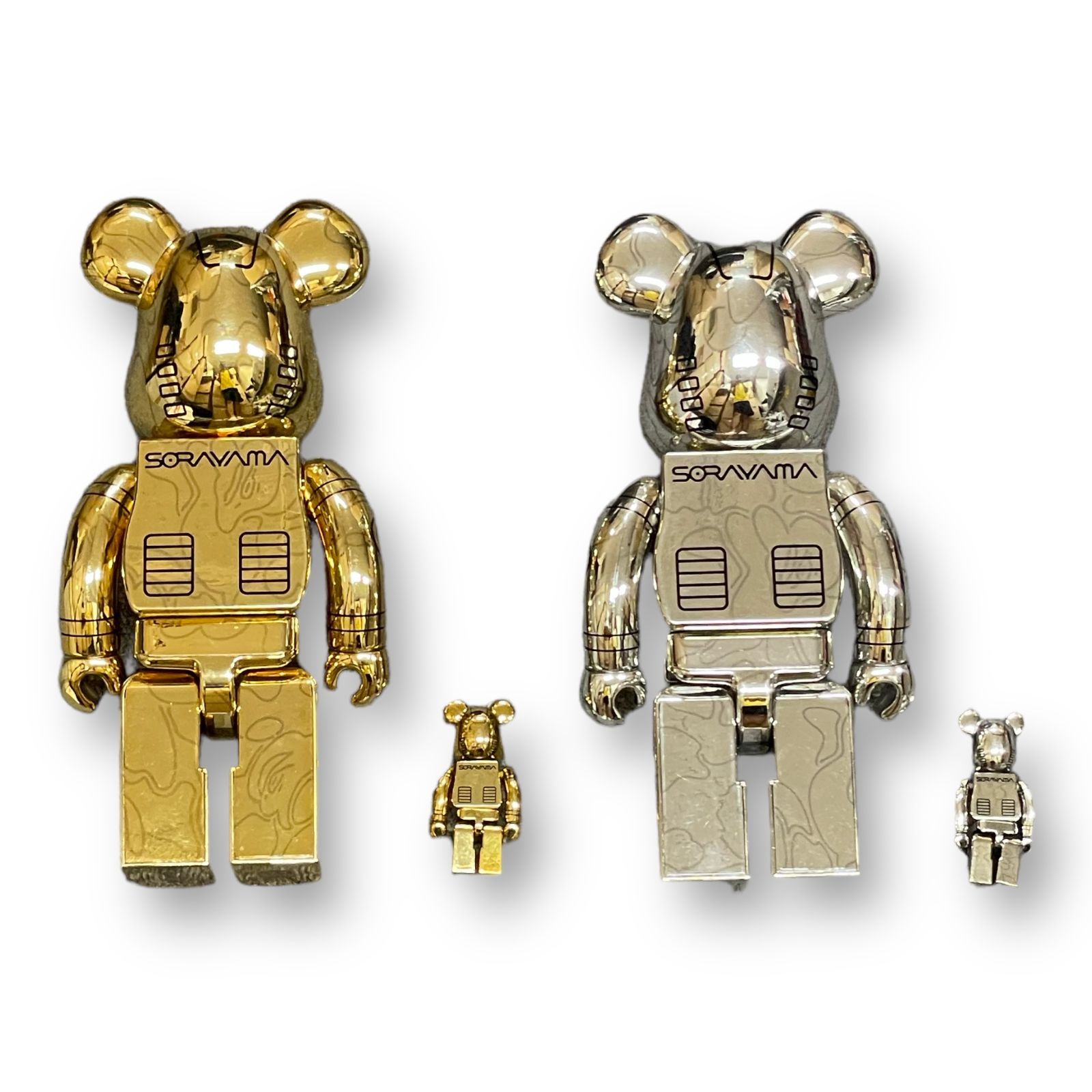 A BATHING APE HAJIME SORAYAMA BABY MILO BE@RBRICK 100% & 400