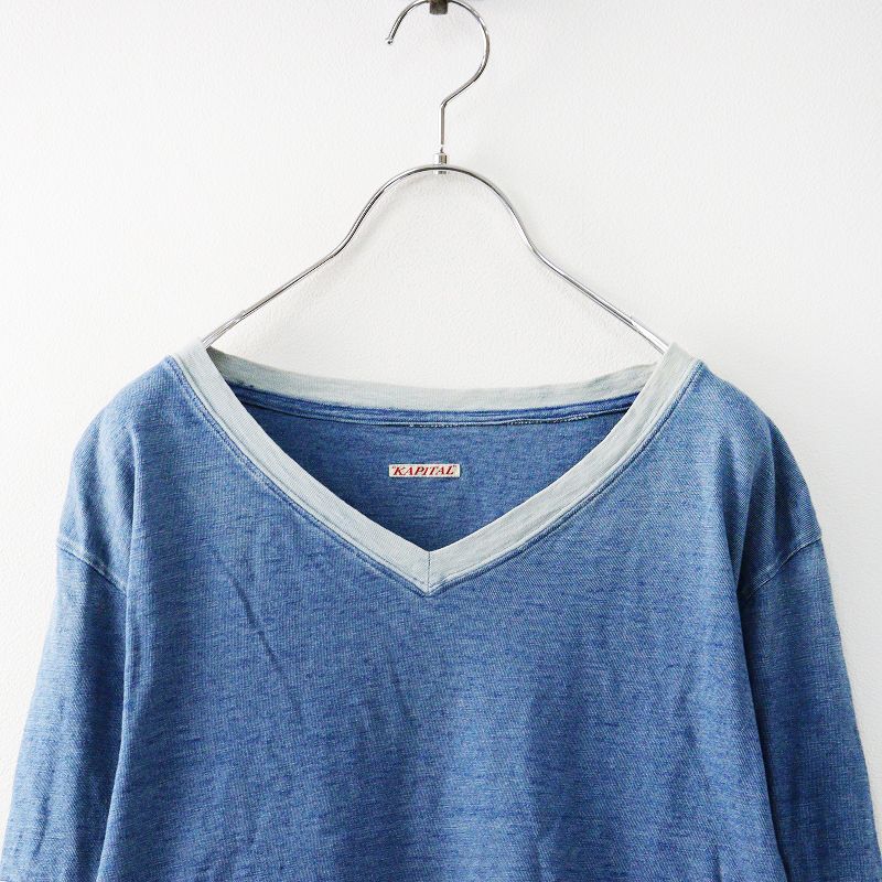 KAPITAL ヒッピー ロンT 切り替え パッチワーク キャピタル KAPITAL ヒッピー ロンT 切り替え パッチワーク キャピタル KAPITAL