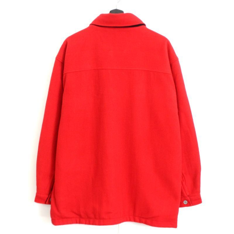 90s vintage マルボロ Marlboro 無地 フルジップ リバーシブル ウール