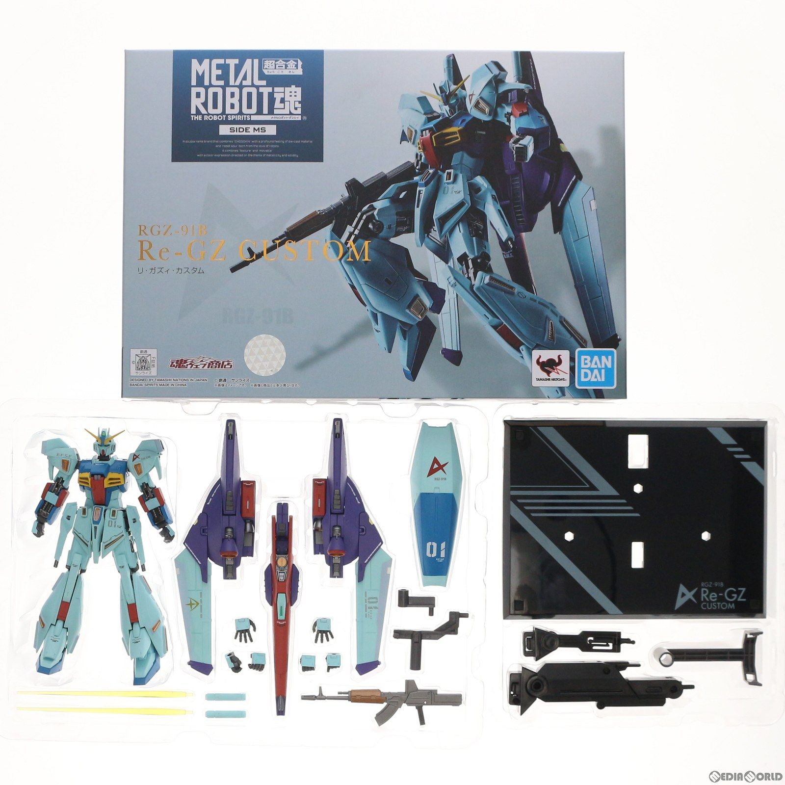 中古】[FIG]魂ウェブ商店限定 METAL ROBOT魂(SIDE MS) リ・ガズィ・カスタム 機動戦士ガンダム 逆襲のシャア MSV 完成品  可動フィギュア バンダイスピリッツ(61168324) - オンライン質屋