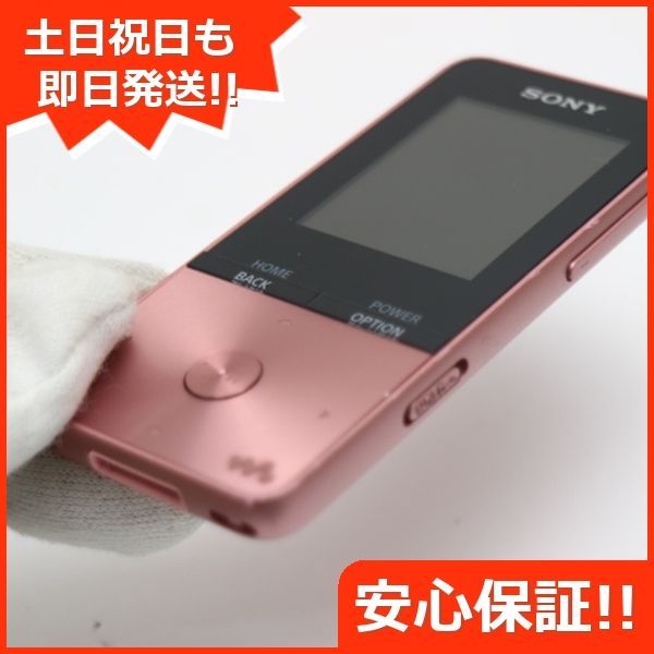 美品 NW-S313 ライトピンク SONY 土日祝発送OK 06000