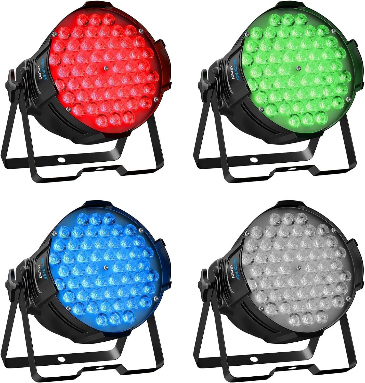 ステージライト 54x3W RGBW LED 舞台照明 スポットライト DMX512 3/7CH