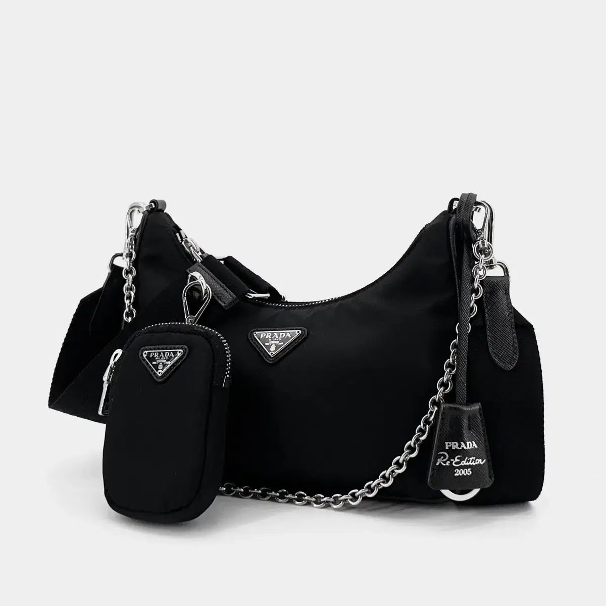 百貨店 PRADA テスート リーエディション マルチ HOBO BAG 1BH204