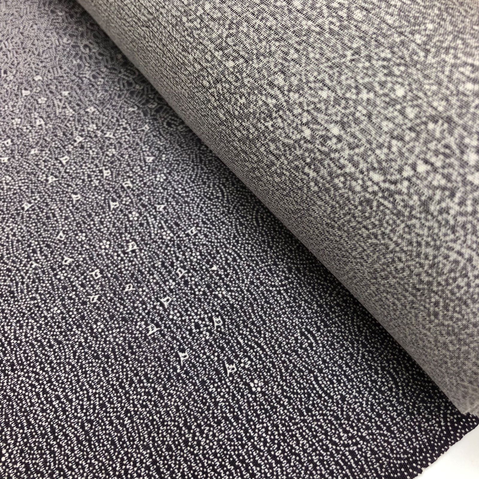 絹100％ 単衣小紋