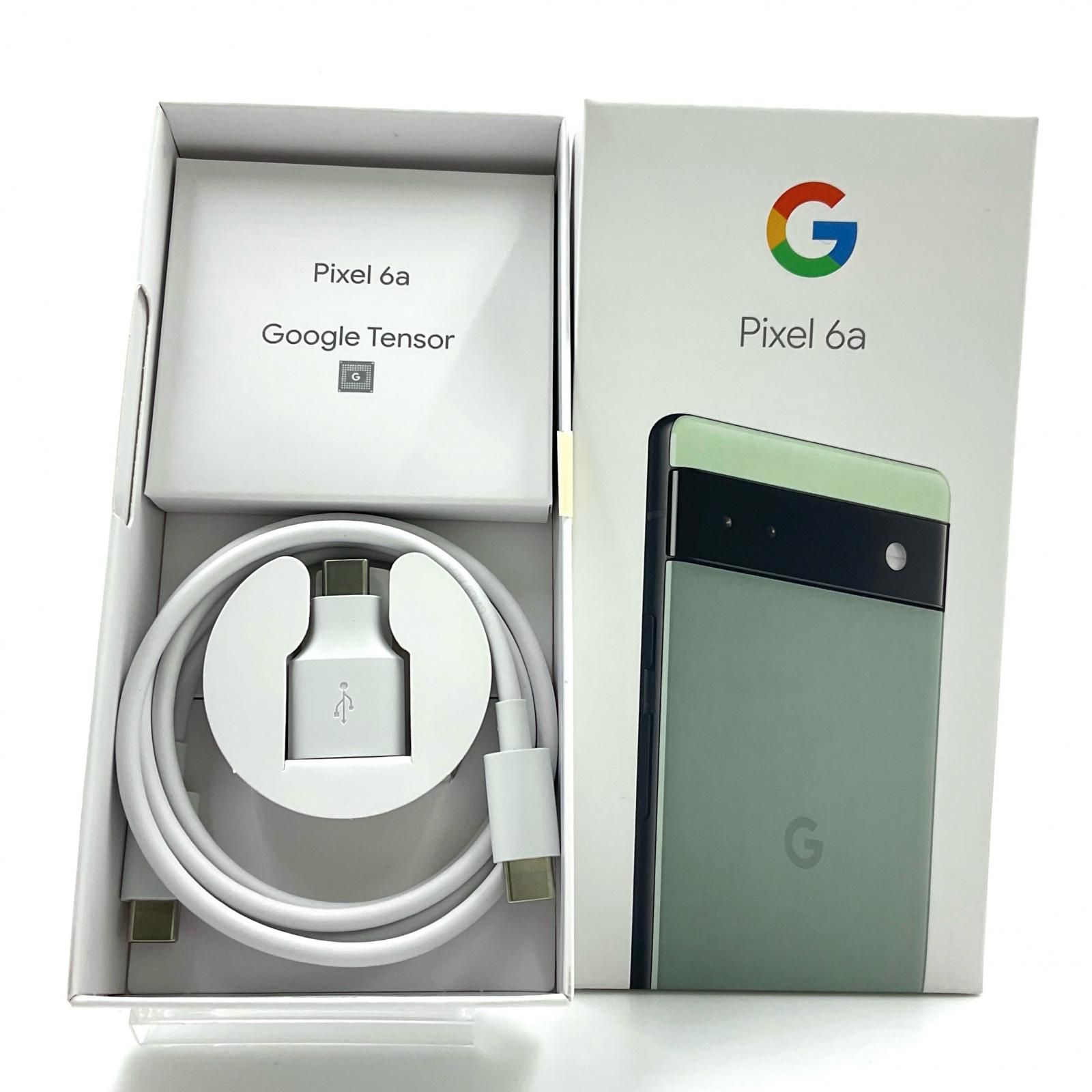 Google Pixel 6a 128GB　セージ Google Pixel 6A 5G 128GB 6GB RAM Charcoal Sage Chalk (OEM
