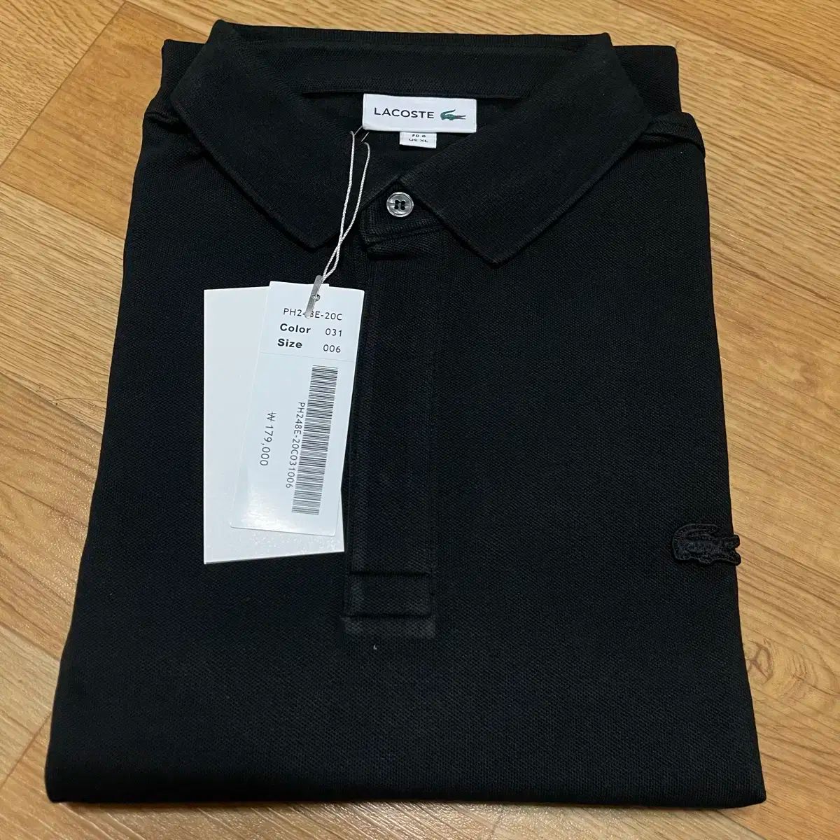 LACOSTE(ラコステ) パリポロシャツ ポロTシャツ 黒 長袖 100 105 110 サイズ