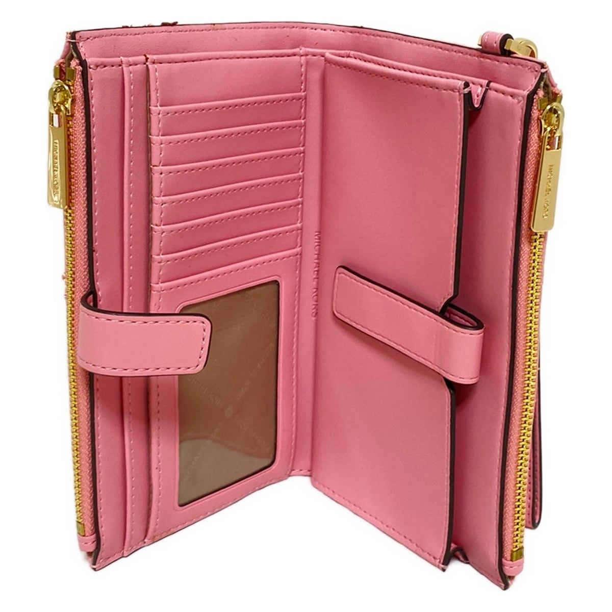 む*ぅ様 【新品 MICHAEL KORS】マイケルコース長財布 ライトピンク大 MICHAEL KORS(マイケルコース) 長財布 - ライトピンク レザー