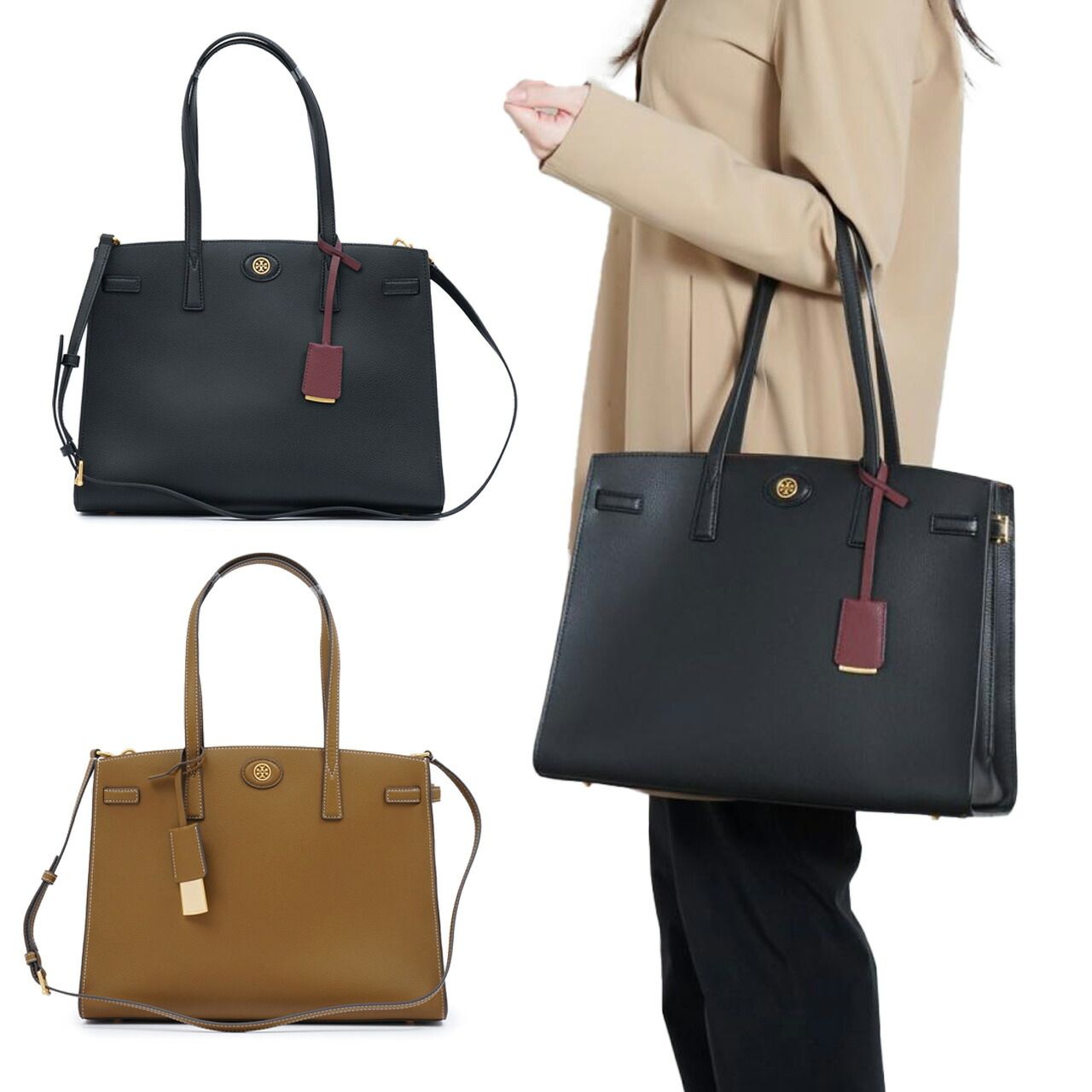 【交渉済】トリーバーチ　ロビンソンサッチェル　トートバッグ トリーバーチ ToryBurch ロビンソン サッチェル トートバッグ