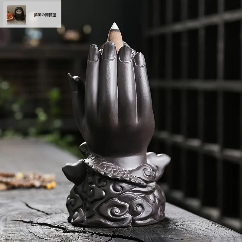 三足象耳 三面獅頭薫香炉 九龍聚宝盆香炉 装飾品 工芸品