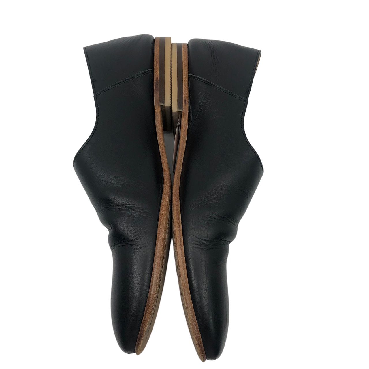 que shoes(キューシューズ) PLAINレザースリッポン/ファクトリー