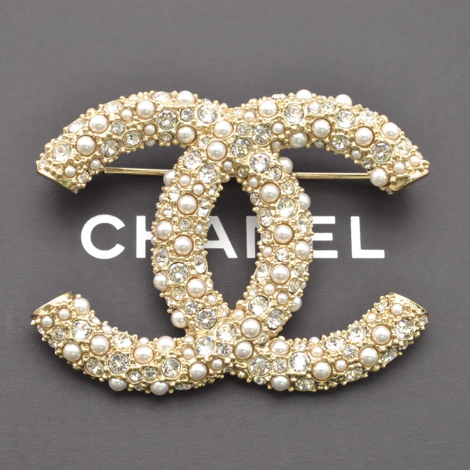 CHANEL シャネル CC ココマーク パール ラインストーン アクセサリー 