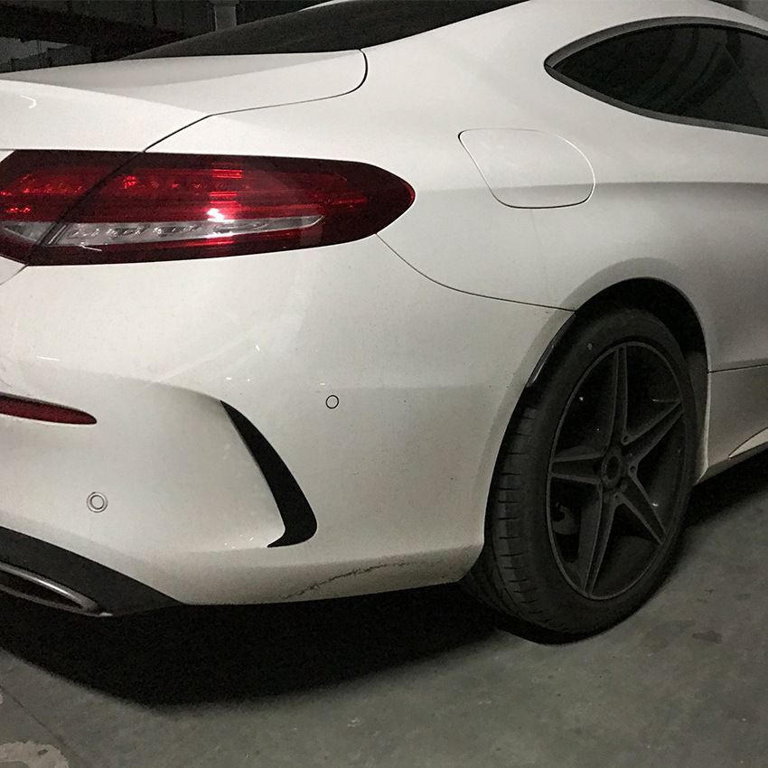 【送料無料】カー用品 メンズ スポーツ外装 ベンツ Cクラス クーペ C205 AMG 風刀 リアバンパー ディフューザー 改装パーツLMQ433注目シリーズ