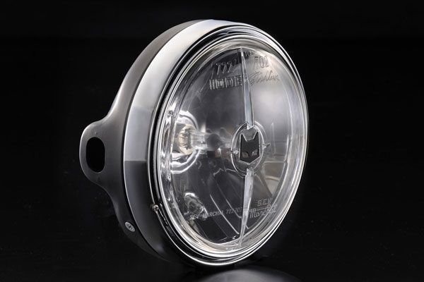 MARCHAL マーシャル 722 702 ランプフルキット クリアレンズ Z750-1000 72-80 Z-1 2 FX系 ブラックケース付 ヘッドライト カワサキ kawasaki