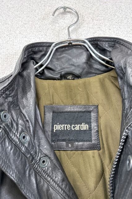 ピエールカルダン ラムレザージャケット 革ジャン 90s Pierre Cardin ピエールカルダン ”rum skin” レザー