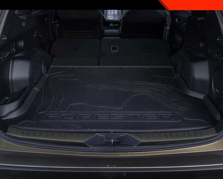 スバル 25年式 フォレスター 後バンパー 内蔵ステンレスガードプレート メッキ装飾 304ステンレス製 2ピースセット FFCRYSTALESIA_COM