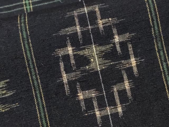 平和屋着物□上質な紬 絵絣文様 正絹 逸品 CAAR4264ev - メルカリ 