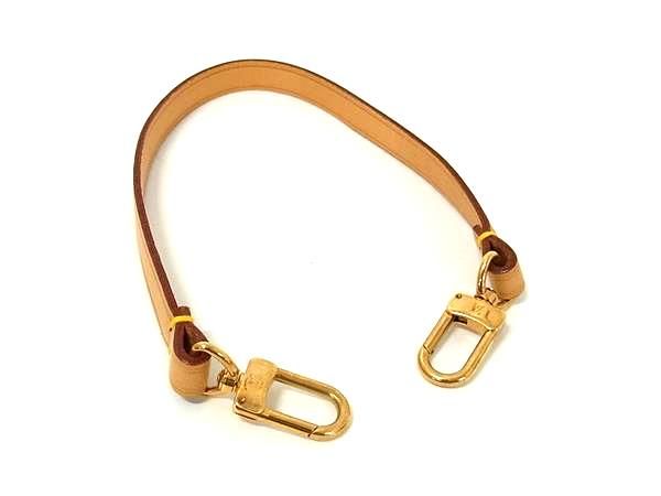 LOUIS VUITTON ルイヴィトン バック用 ハンドルストラップ レディース ブラウン系×ゴールド系 BS0521
