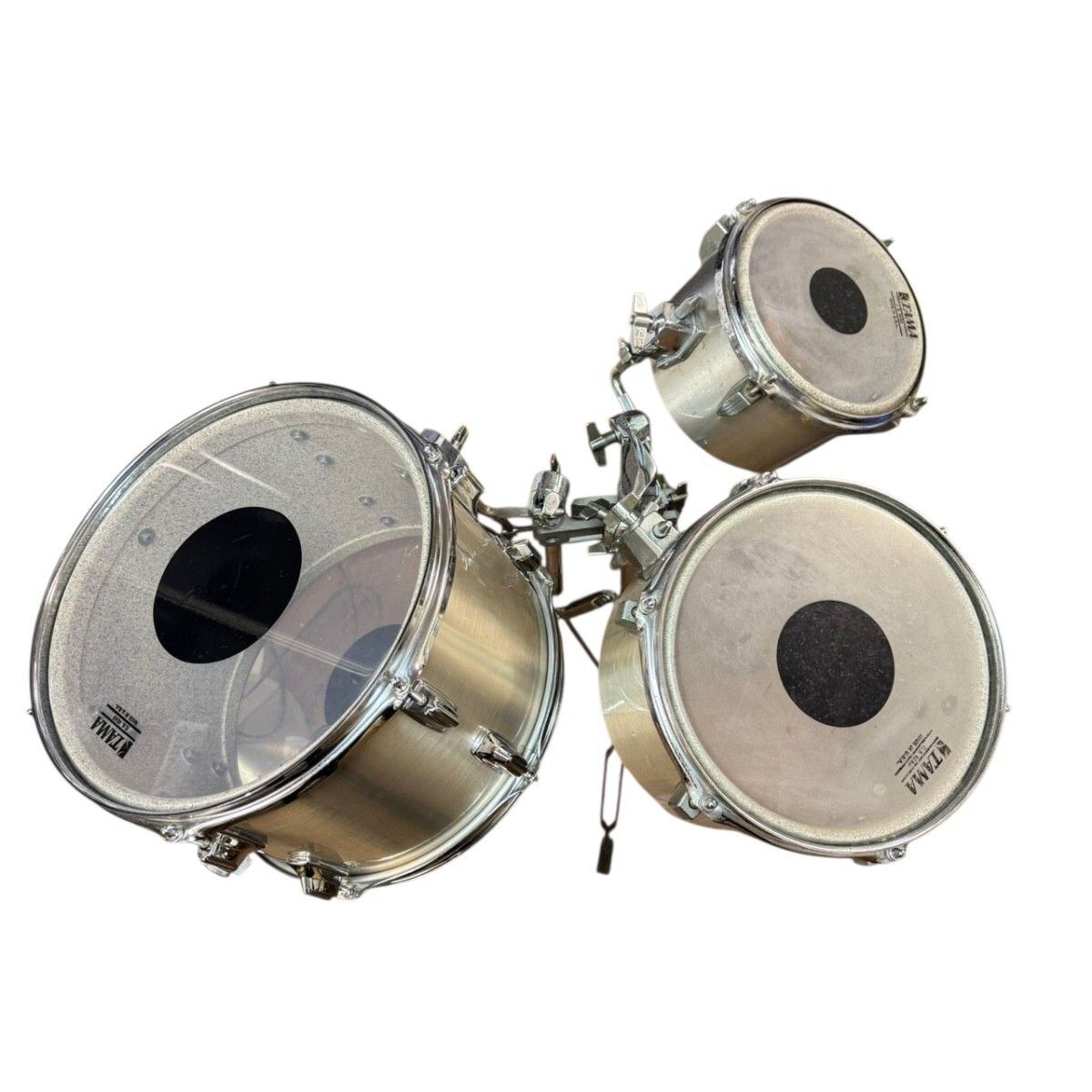 欲しい商品を賢く購入。； TAMA タマ ドラムセットタム 3個セット スタンド付き フロアタム 打楽器 全品売り尽くし！