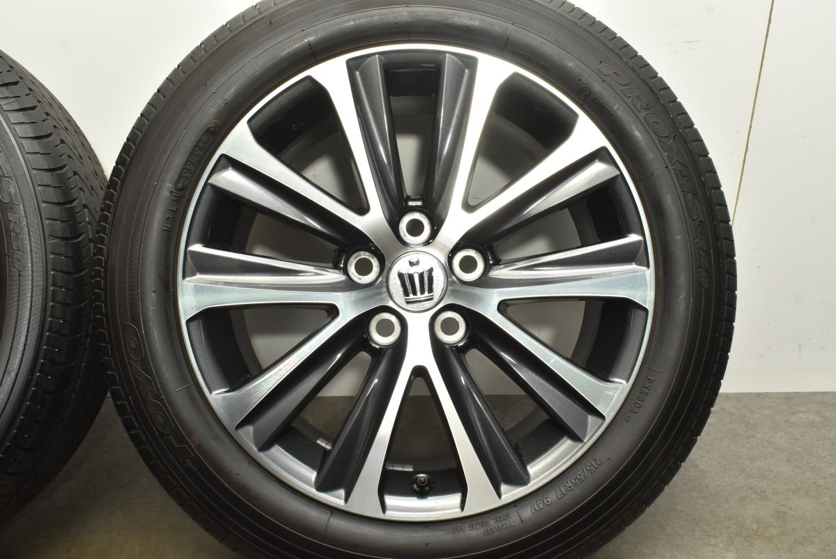 215/55R17 210系クラウン純正ホイール ツムツム 210系クラウンアスリート純正ホイール タイヤ付き 215/55r17