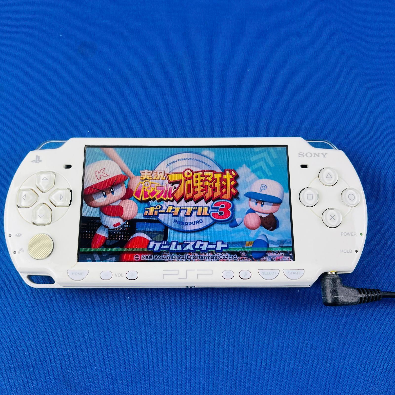 ◇【動作OK】 SONY PSP PSP-2000 2000 本体 セット 一式 CW セラミック 