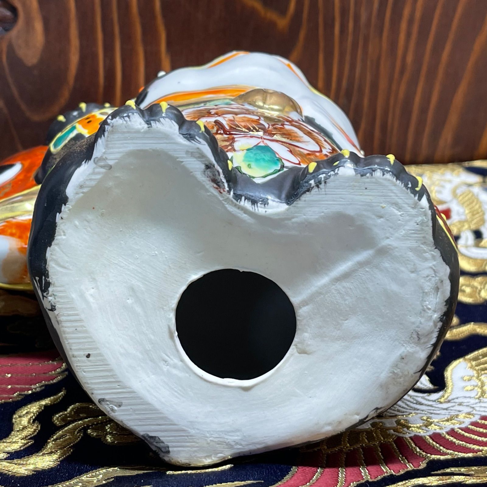 限定品③【九谷焼】【金運 厄除け 魔除け】招き猫 大漁猫 牡丹