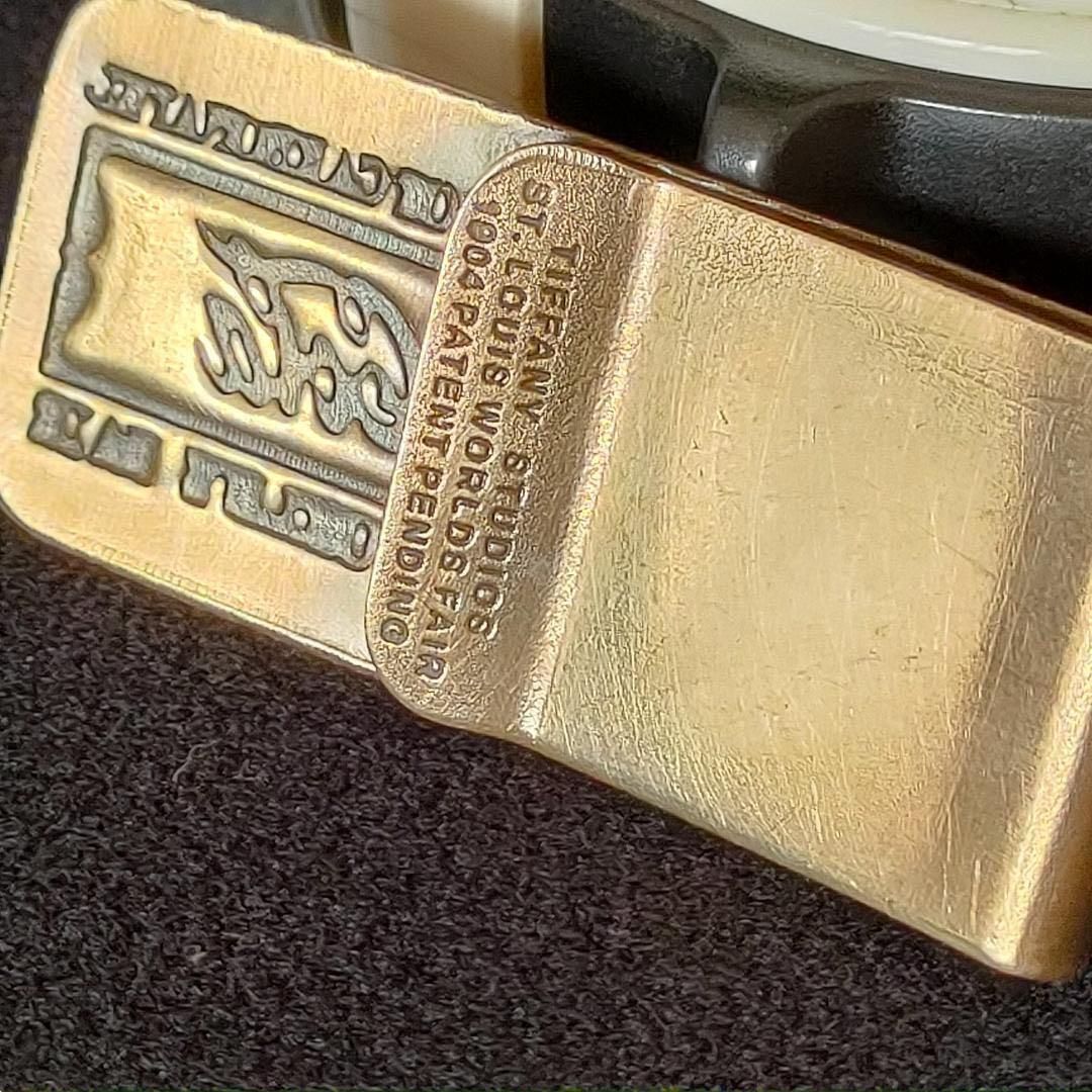 真鍮製 ヴィンテージ☆コカ・コーラ×ティファニー マネークリップ 希少