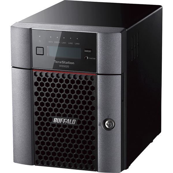 Windows Server IoT 2019 for Storage WorkgroupEdition搭載 4ベイデスクトップNAS 4TB WS5420DN04W9