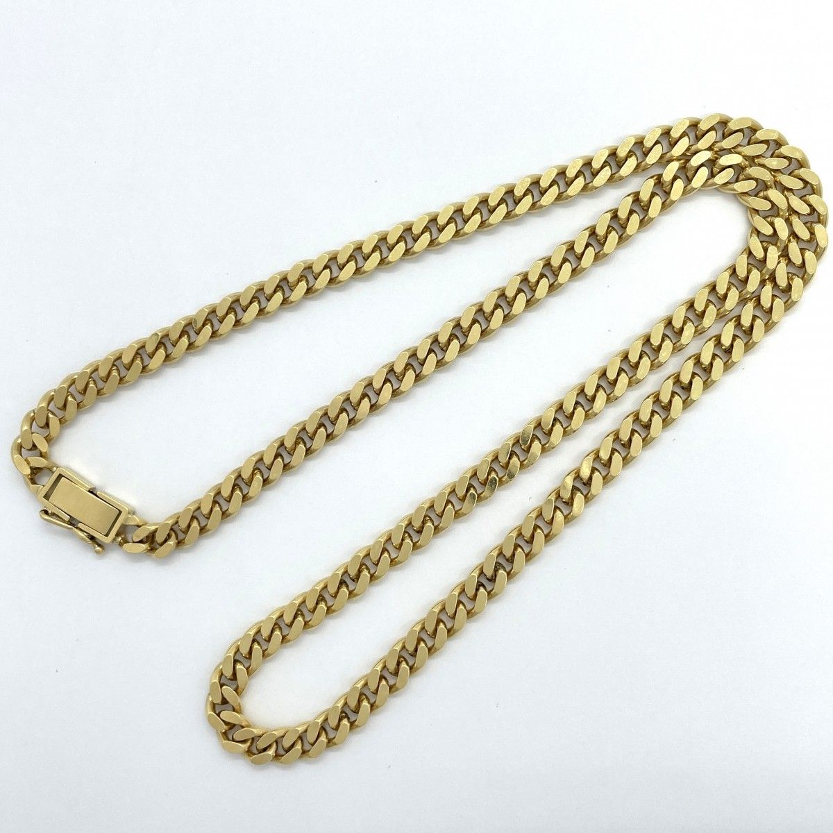 5khd104】喜平 ネックレス K18 ゴールド 2面 シングル 45.2cm