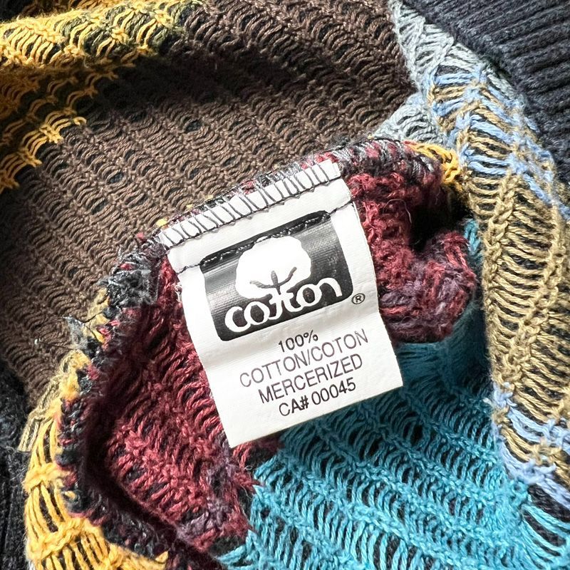 スコットランド製 90s 団費 ダンヒル ニット ウール パープル 紫 ボーダー ONCILY セーター ニット HALF ZIP SHAGGY BORDER KNIT / ハーフ