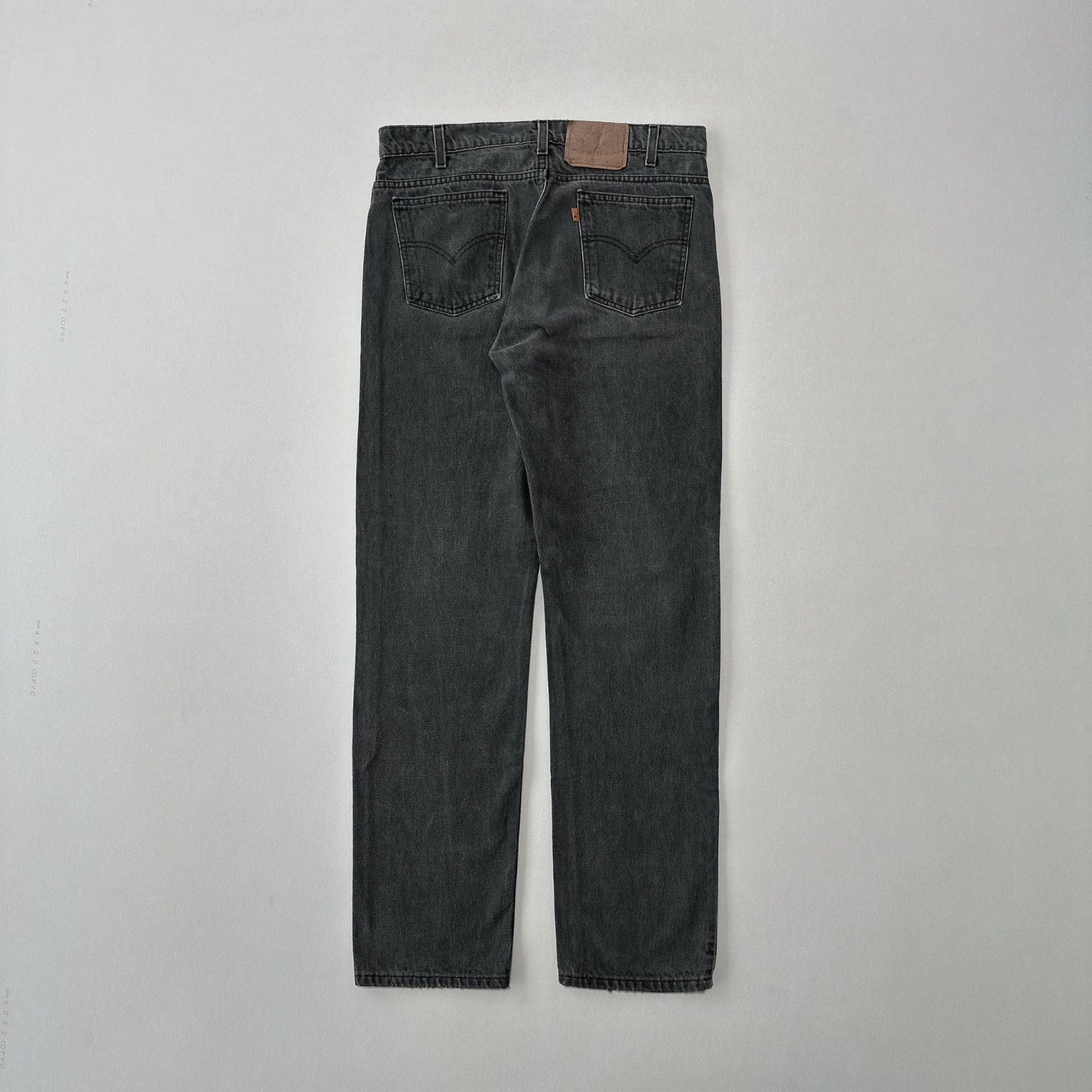 【極美品】00s Levis 505 後染め ブラックデニム　フィリピン製W32 リーバイス505 ブラックデニム 後染め オレンジタブ Levi's505