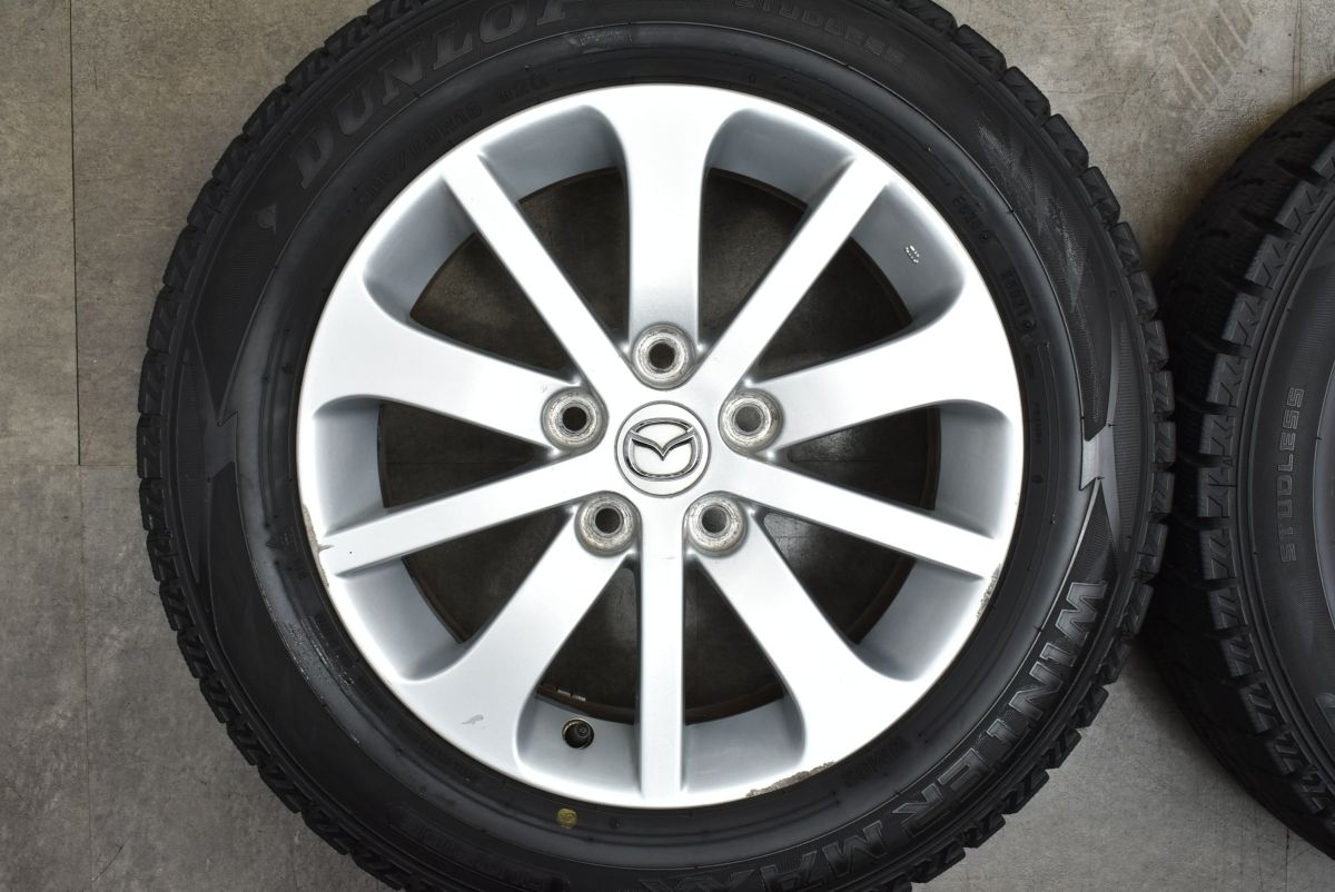 バリ溝】マツダ プレマシー 純正 16in 6.5J+52.5 PCD114.3 ダンロップ 