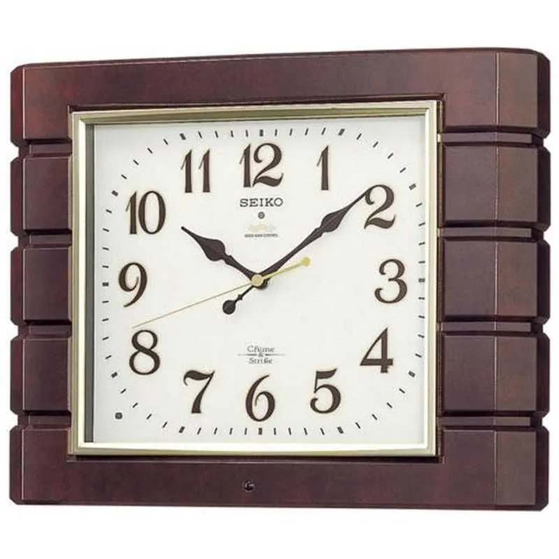 箱/説明書付 SEIKO チャイムストライク 電波掛け時計 木枠 メロディ 71tuupxGSML._AC_UF350,