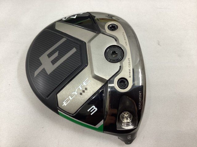 キャロウェイ 人気 エリート トリプルダイヤモンド フェアウェイウッド 3W ヘッド単品 カバー付き 15 4872 杭全本店