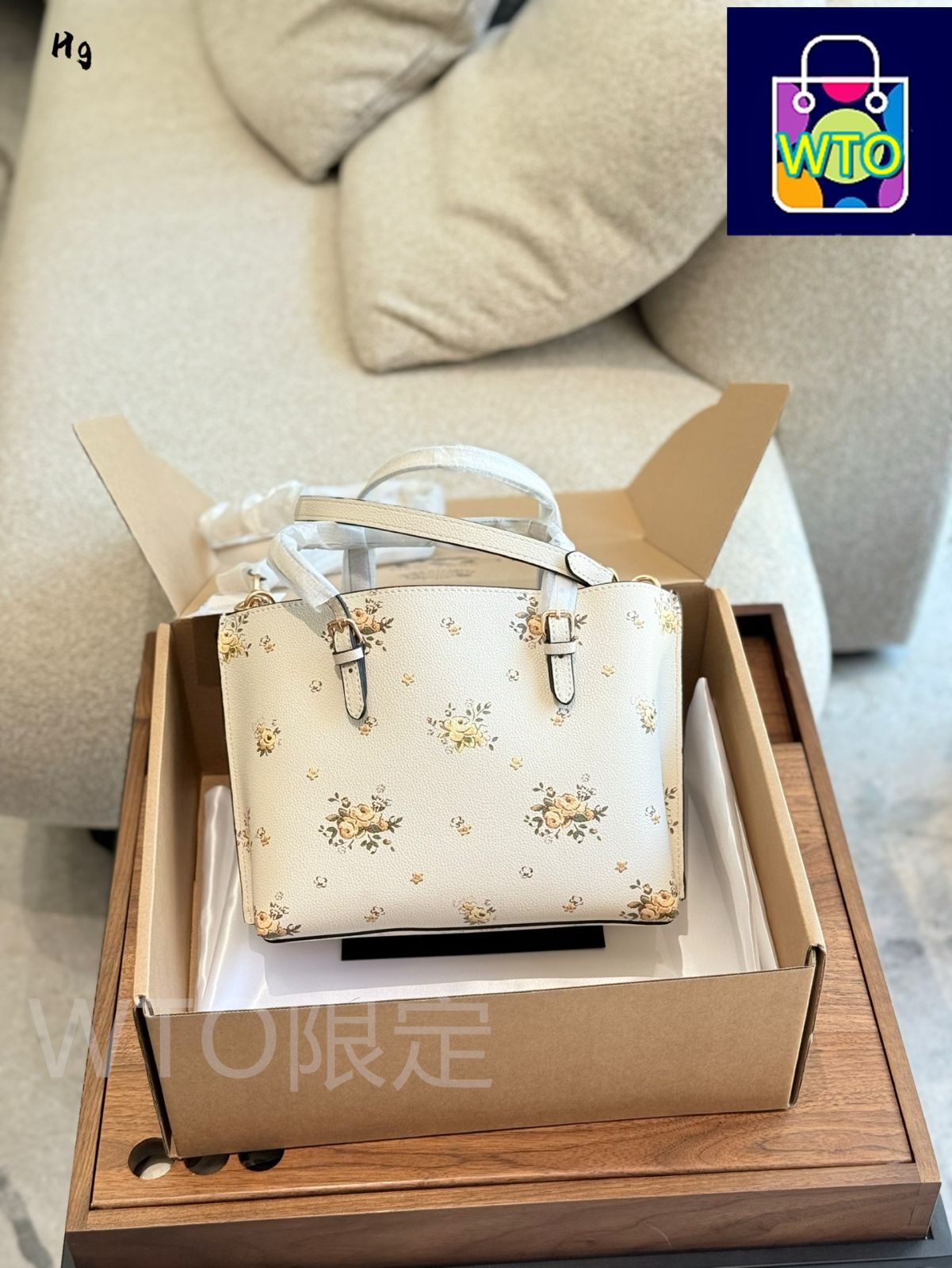 【人気】COACHトートバッグ「MOLLIE TOTE 25」 ホワイト美品✨ Coach Mollie Tote Bag 25 | Brixton Baker