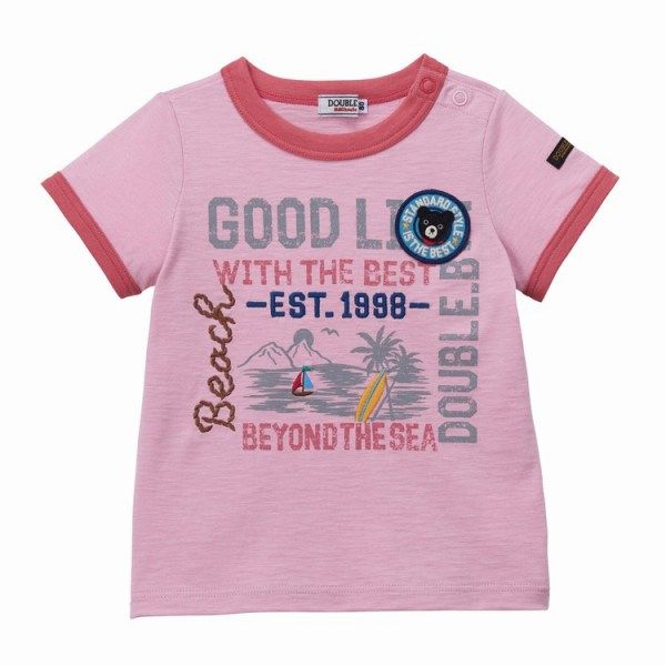 ミキハウス　ダブルビー　Tシャツ　100cm まとめ売り ⚠︎使用感あり ミキハウス ダブルB プリント Tシャツ 2枚セット