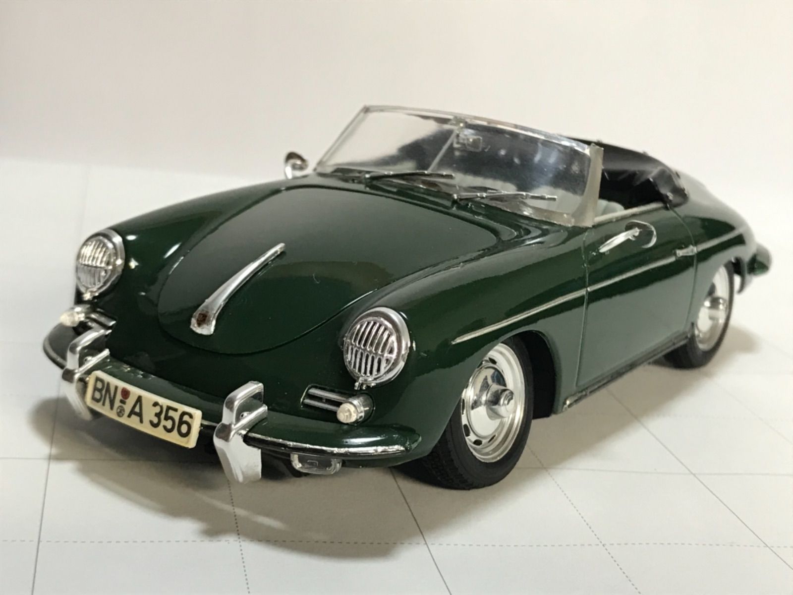 フジミ ポルシェ356Bロードスター1600S 1/24のプラモデルの完成品