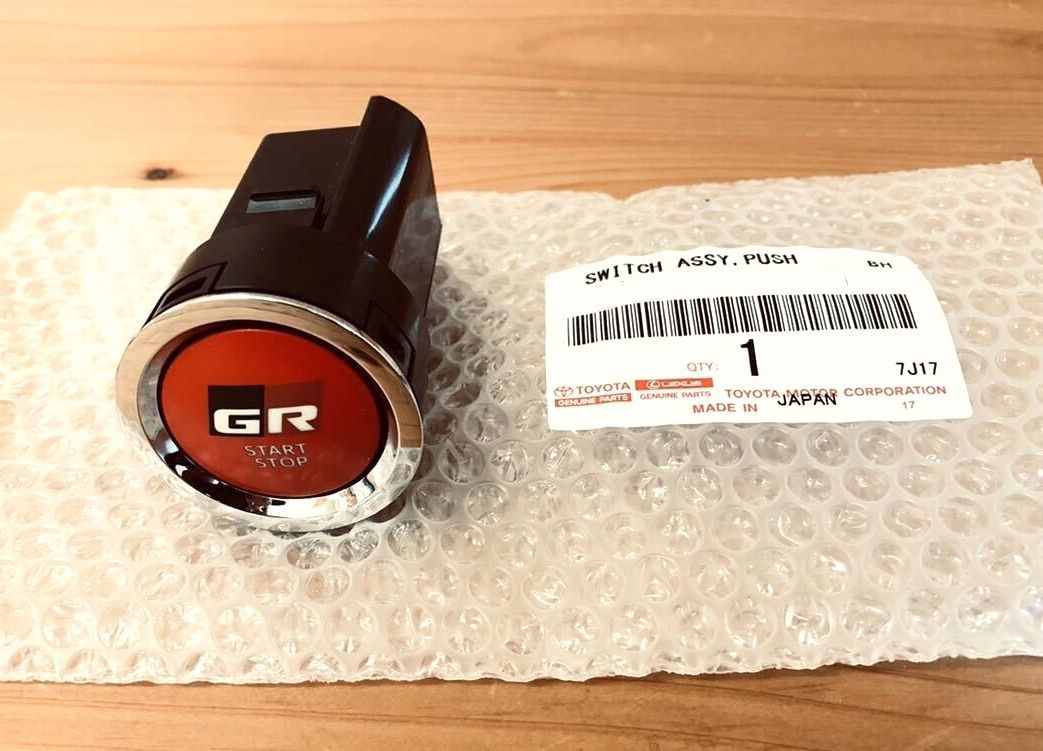 新品未使用 トヨタ純正 86 GR プッシュスタートスイッチ プッシュスタート スイッチ JDM TOYOTA GENUINE GT86 ZN6 GR PUSH START SWITCH