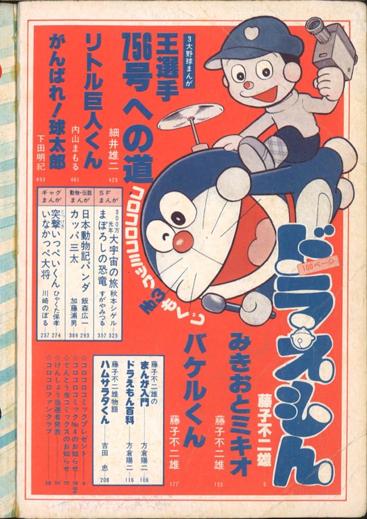 小学館 1977年(昭和52年)の漫画雑誌 コロコロコミック 1977年