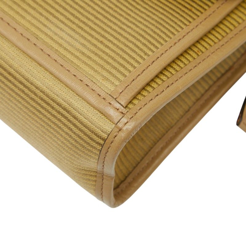 サンローラン YSLロゴ セカンドバッグ クラッチバッグ ベージュ PVC