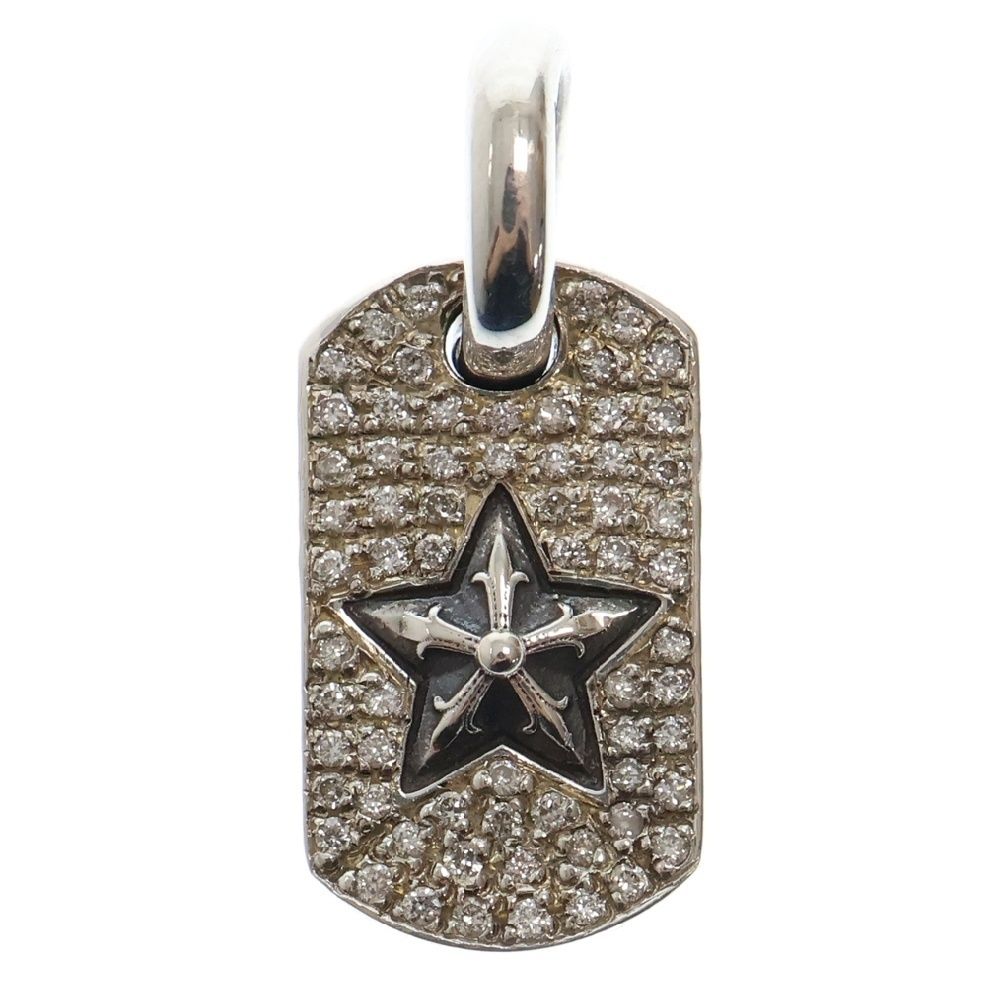 【正規品】クロムハーツタイニースター ドッグタグ クロムハーツ（Chrome Hearts）ドッグタグ タイニースター