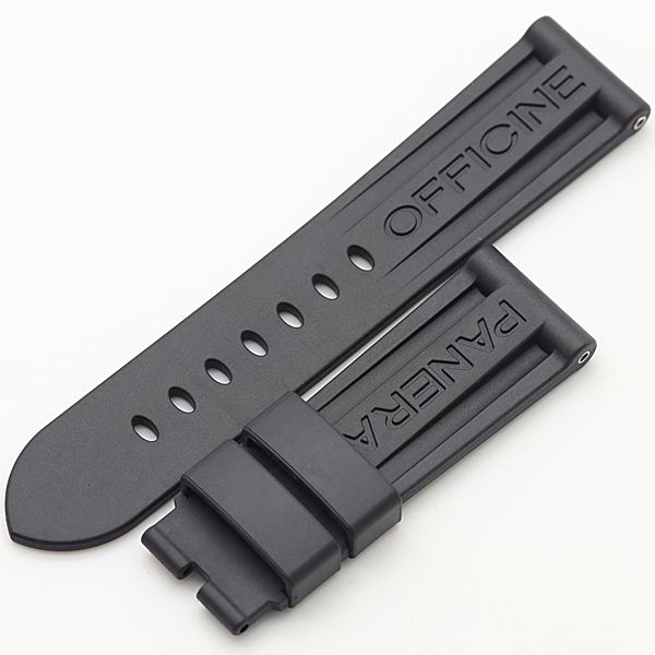 OFFICINE PANERAI ブラック ラバーベルト47mm用