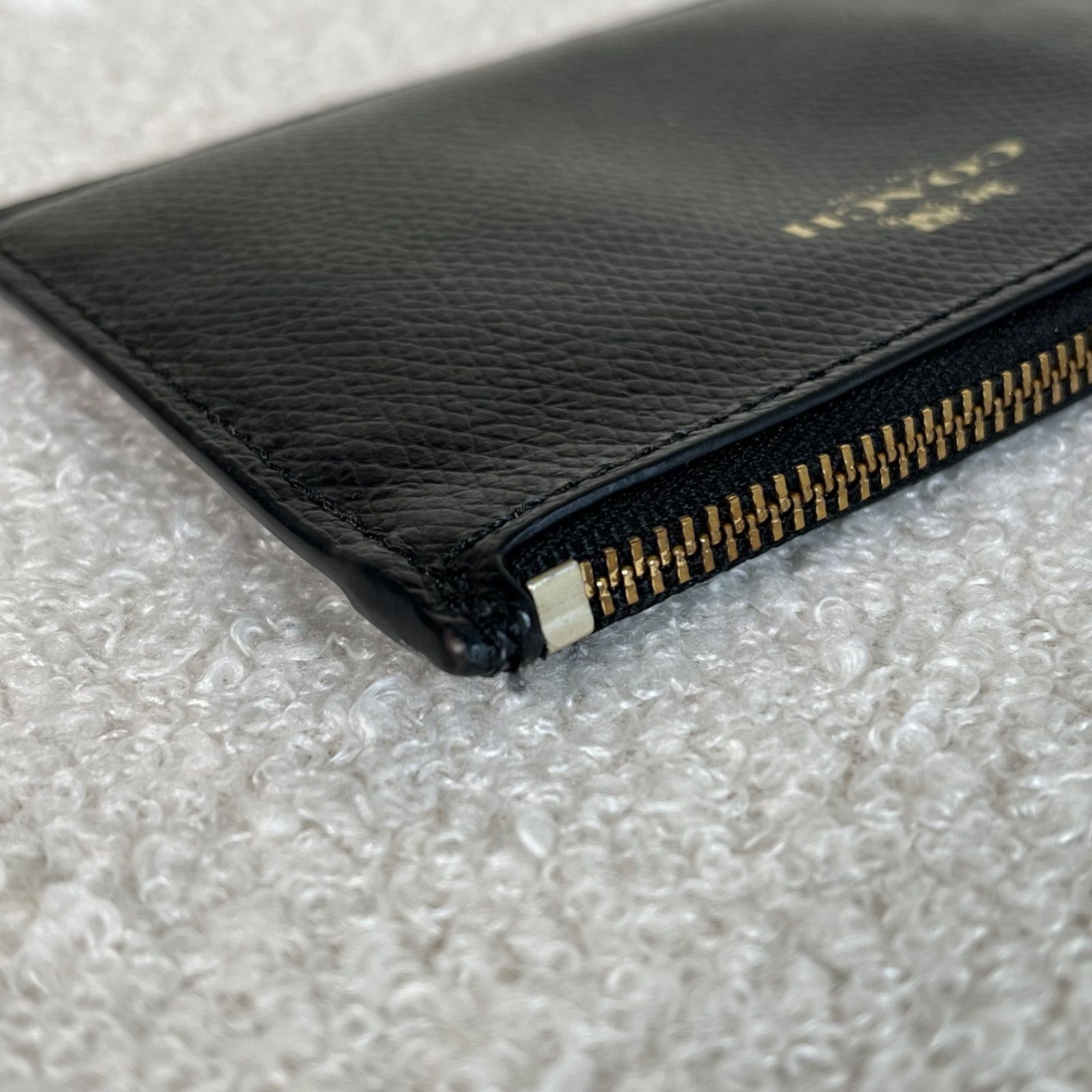 2点セット COACH 長財布 コインケース　52648 64064 ブラック 2点セット COACH 長財布 コインケース 52648 64064 ブラック