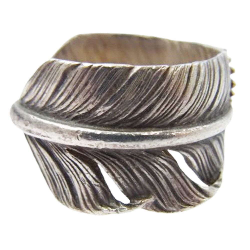 KEN KIKUCHI ケンキクチ K18イーグル付き フェザー リング 12.5号