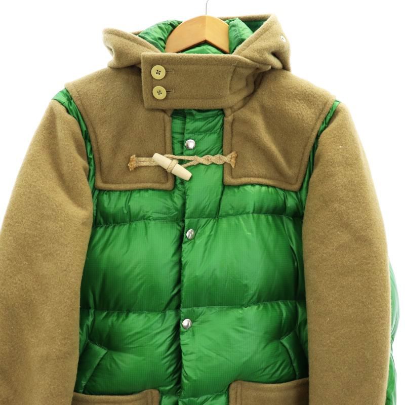 sacai × Gloverall ドッキングダッフルコートダウンジャケット