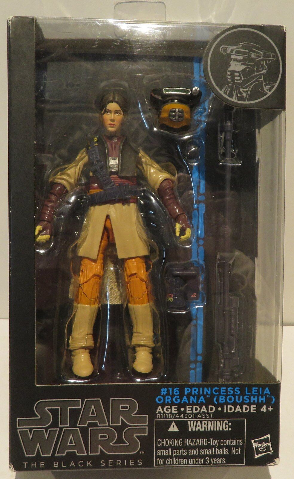 HASBRO 16 / THE BLACK PRINCESS LEIA ORGANA (BOUSHH) 6インチ