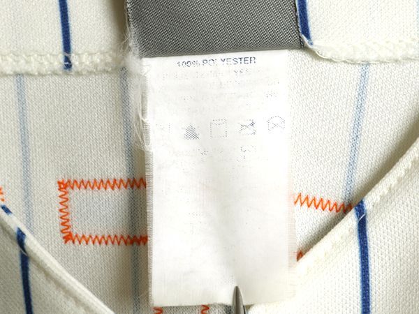 メッツ ベースボール シャツ メンズ L 程/ MLB オフィシャル マジェスティック 大リーグ ユニフォーム ゲームシャツ ストライプ ジャージ メッツ ベースボール シャツ メンズ L 程/ MLB オフィシャル