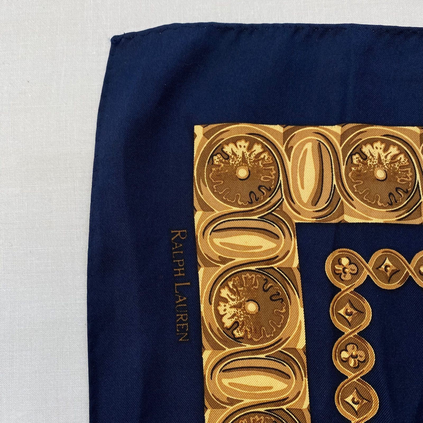 RALPH LAUREN ラルフ ローレン スカーフ シルクスカーフ 大判スカーフ