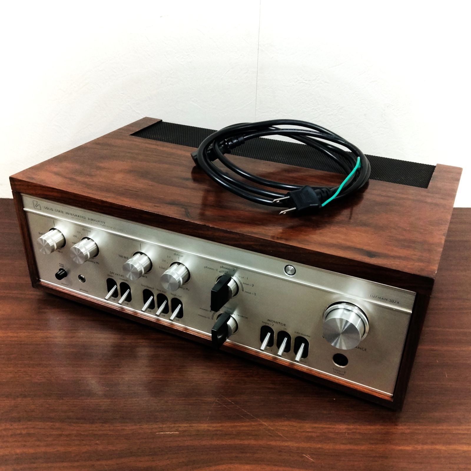 N-4675] ジャンク品 LUXMAN ラックスマン SQ507x プリメイン