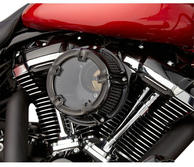 METHOD エアークリーナーキット ブラック 2016〜17年FXDLS ソフテイル 2008〜16年ツーリング DECORATOM_COM_BR