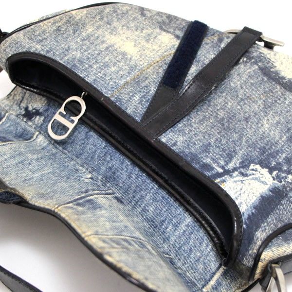 ChristianDiorクリスチャンディオールサドルデニム Christian Dior クリスチャンディオール デニム サドルバッグ